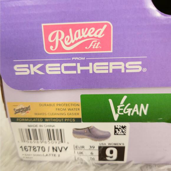 Women's Sketchers Easy Going Navy. Slip-on Mule. W9 NWT - Picture 12 of 12